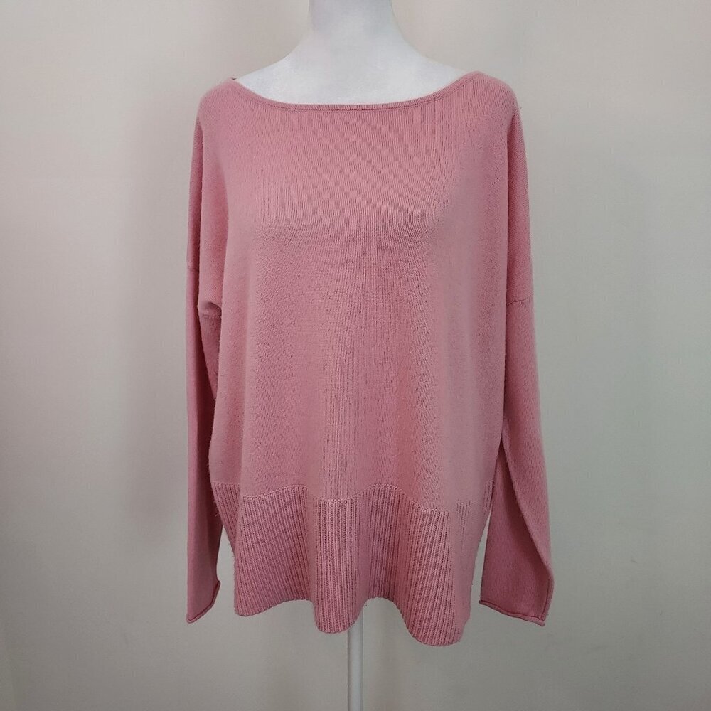Diane Von Furstenberg Wool/Cashmere Soft Pink Sweater Size Medium
